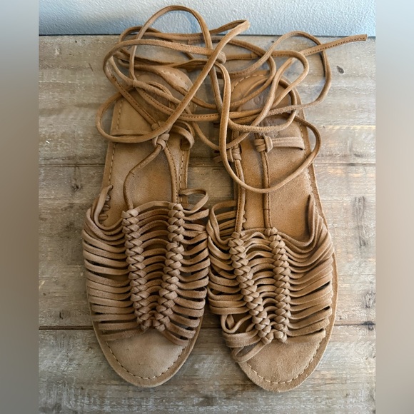 Seychelles Tan Strappy Sandals - Picture 3 of 6